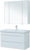 AQUANET Мебель для ванной подвесная София 105 белый глянец (2 ящика) - фото 279809