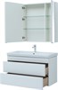 AQUANET Мебель для ванной подвесная София 105 белый глянец (2 ящика) - фото 279810
