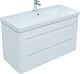 AQUANET Мебель для ванной подвесная София 105 белый глянец (2 ящика) - фото 279812