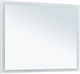 AQUANET Зеркало Гласс 100 белый LED - фото 280057