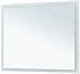 AQUANET Зеркало Гласс 100 белый LED - фото 280061