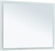 AQUANET Зеркало Гласс 120 белый LED - фото 280062