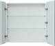 AQUANET Зеркальный шкаф Оптима 80 с LED подсветкой - фото 280432