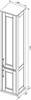 AQUANET Пенал подвесной / напольный Бостон 36 L белый матовый (ручки золото) - фото 280580