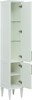 AQUANET Пенал подвесной / напольный Бостон 36 L белый матовый (ручки золото) - фото 280584