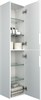 AQUANET Пенал подвесной / напольный Джейн 35 белый матовый - фото 280666