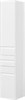 AQUANET Шкаф-Пенал подвесной / напольный Палермо 35 L белый глянец - фото 280675