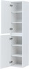 AQUANET Шкаф-Пенал подвесной Вега 35 белый глянец - фото 280697