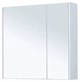 AQUANET Зеркальный шкаф Палермо 80 белый - фото 280733