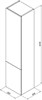AQUANET Шкаф-Пенал подвесной Алвита 35 L серый антрацит - фото 280946