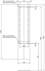 AQUANET Шкаф-Пенал подвесной Алвита 35 L серый антрацит - фото 280947