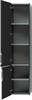 AQUANET Шкаф-Пенал подвесной Алвита 35 L серый антрацит - фото 280950