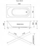 TRITON Ванна прямоугольная обрезанная Токио 180*70, белый Щ0000063854 - фото 281181