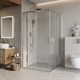 BELBAGNO Luce Душевой уголок квадратный размер 115x115 см профиль - хром / стекло - прозрачное, двери раздвижные, стекло 6 мм LUCE-A-22-90+25-C-Cr - фото 281942