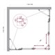 BELBAGNO Luce Душевой уголок квадратный размер 115x115 см профиль - хром / стекло - прозрачное, двери раздвижные, стекло 6 мм LUCE-A-22-90+25-C-Cr - фото 281948