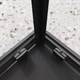 BELBAGNO Luce Душевой уголок квадратный размер 90x90 см профиль - черный / стекло - прозрачное, двери раздвижные, стекло 6 мм LUCE-A-2-90-C-NERO - фото 281970