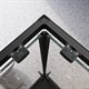 BELBAGNO Luce Душевой уголок квадратный размер 90x90 см профиль - черный / стекло - прозрачное, двери раздвижные, стекло 6 мм LUCE-A-2-90-C-NERO - фото 281971