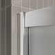 BELBAGNO Luce Душевой уголок квадратный размер 90x90 см профиль - хром / стекло - рифленое, двери раздвижные, стекло 6 мм LUCE-A-2-90-P-Cr - фото 281979