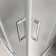BELBAGNO Luce Душевой уголок квадратный размер 90x90 см профиль - хром / стекло - рифленое, двери раздвижные, стекло 6 мм LUCE-A-2-90-P-Cr - фото 281982
