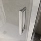 BELBAGNO Luce Душевой уголок прямоугольный размер 120x100 см профиль - хром / стекло - прозрачное, двери раздвижные, стекло 6 мм LUCE-AH-1-120/100-C-Cr - фото 282012