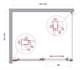 BELBAGNO Luce Душевой уголок прямоугольный размер 120x100 см профиль - хром / стекло - прозрачное, двери раздвижные, стекло 6 мм LUCE-AH-1-120/100-C-Cr - фото 282013
