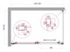 BELBAGNO Luce Душевой уголок прямоугольный размер 120x80 см профиль - хром / стекло - прозрачное, двери раздвижные, стекло 6 мм LUCE-AH-1-120/80-C-Cr - фото 282018