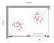 BELBAGNO Luce Душевой уголок прямоугольный размер 120x90 см профиль - хром / стекло - прозрачное, двери раздвижные, стекло 6 мм LUCE-AH-1-120/90-C-Cr - фото 282023