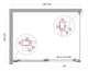 BELBAGNO Luce Душевой уголок прямоугольный размер 130x100 см профиль - хром / стекло - прозрачное, двери раздвижные, стекло 6 мм LUCE-AH-1-130/100-C-Cr - фото 282033