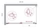 BELBAGNO Luce Душевой уголок прямоугольный размер 130x80 см профиль - хром / стекло - прозрачное, двери раздвижные, стекло 6 мм LUCE-AH-1-130/80-C-Cr - фото 282038