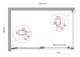 BELBAGNO Luce Душевой уголок прямоугольный размер 140x90 см профиль - хром / стекло - прозрачное, двери раздвижные, стекло 6 мм LUCE-AH-1-140/90-C-Cr - фото 282058