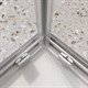 BELBAGNO Luce Душевой уголок прямоугольный размер 105x80 см профиль - хром / стекло - прозрачное, двери раздвижные, стекло 6 мм LUCE-AH-21-105/80-C-Cr - фото 282092
