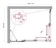 BELBAGNO Luce Душевой уголок прямоугольный размер 110x90 см профиль - хром / стекло - матовое, двери раздвижные, стекло 6 мм LUCE-AH-21-110/90-P-Cr - фото 282110