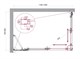 BELBAGNO Luce Душевой уголок прямоугольный размер 120x80 см профиль - хром / стекло - матовое, двери раздвижные, стекло 6 мм LUCE-AH-21-120/80-P-Cr - фото 282130