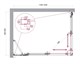 BELBAGNO Luce Душевой уголок прямоугольный размер 120x90 см профиль - хром / стекло - прозрачное, двери раздвижные, стекло 6 мм LUCE-AH-21-120/90-C-Cr - фото 282135