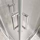 BELBAGNO Luce Душевой уголок прямоугольный размер 125x100 см профиль - хром / стекло - прозрачное, двери раздвижные, стекло 6 мм LUCE-AH-21-125/100-C-Cr - фото 282139