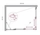 BELBAGNO Luce Душевой уголок прямоугольный размер 130x100 см профиль - хром / стекло - прозрачное, двери раздвижные, стекло 6 мм LUCE-AH-21-130/100-C-Cr - фото 282150