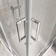 BELBAGNO Luce Душевой уголок прямоугольный размер 140x90 см профиль - хром / стекло - прозрачное, двери раздвижные, стекло 6 мм LUCE-AH-21-140/90-C-Cr - фото 282159