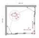 BELBAGNO Luce Душевой уголок прямоугольный размер 110x105 см профиль - хром / стекло - прозрачное, двери раздвижные, стекло 6 мм LUCE-AH-22-110/105-C-Cr - фото 282179