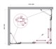 BELBAGNO Luce Душевой уголок прямоугольный размер 120x100 см профиль - хром / стекло - прозрачное, двери раздвижные, стекло 6 мм LUCE-AH-22-120/100-C-Cr