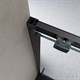 BELBAGNO Luce Душевая дверь в нишу ширина 120 см профиль - черный / стекло - прозрачное, двери раздвижные, стекло 6 мм LUCE-BF-1-120-C-NERO - фото 282467