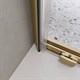 BELBAGNO Luce Душевая дверь в нишу ширина 120 см профиль - золото / стекло - прозрачное, двери раздвижные, стекло 6 мм LUCE-BF-1-120-C-ORO - фото 282472