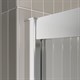 BELBAGNO Luce Душевая дверь в нишу ширина 130 см профиль - хром / стекло - прозрачное, двери раздвижные, стекло 6 мм LUCE-BF-1-130-C-Cr - фото 282478