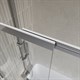BELBAGNO Luce Шторка на ванну ширина 100 см профиль - хром / стекло - прозрачное, двери распашные, стекло 6 мм LUCE-VF-11-100/145-C-Cr - фото 282496