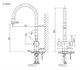 SANCOS Arno Смеситель для кухни с возможностью подключения фильтра для воды, цвет вороненая сталь SC4005GG - фото 283018