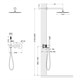 TIMO Saona Душевая система встроенная с термостатом, черный матовый SX-2359/03SM - фото 286361