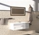 SANVIT Турин-1 Тумба под раковину подвесная для ванной комнаты , 1 выдвижной ящик , 3Д царга  (раковина r9070d) - фото 287517