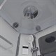 NIAGARA Ultra Душевая кабина 1/4 круга размер 120x120 см, профиль - хром / стекло - прозрачное с матовой полосой NIAGARA30120164 - фото 289004