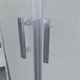 NIAGARA Ultra Душевая кабина 1/4 круга размер 120x120 см, профиль - хром / стекло - прозрачное с матовой полосой NIAGARA30120164 - фото 289006