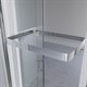NIAGARA Ultra Душевая кабина 1/4 круга размер 90x90 см, профиль - хром / стекло - прозрачное с рисунком NIAGARA7010164 - фото 289131