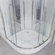 NIAGARA Ultra Душевая кабина 1/4 круга размер 90x90 см, профиль - хром / стекло - прозрачное с рисунком NIAGARA7010164 - фото 289132